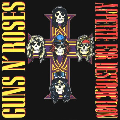 紙ジャケ GUNS N' ROSES Appetite SHMCD Guns 'n Roses Appetite For Destruction 12x12 Album Cover Replica