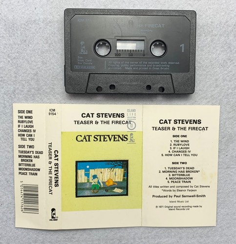 Cat Stevens – Teaser & The Firecat, UK Cassette - Picture 2 of 4