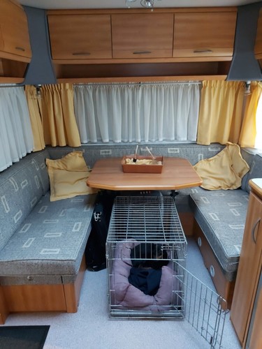 caravan Knaus Eurostar 550 caravan op vaste staanplaats - Afbeelding 9 van 12