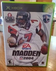 Madden NFL 2004 (Microsoft Xbox, 2003) Complete w/ Manual