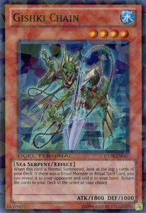 Gishki Chain - DT05-EN067 - Super Parallel Rare - Duel Terminal x3 - Near Mint