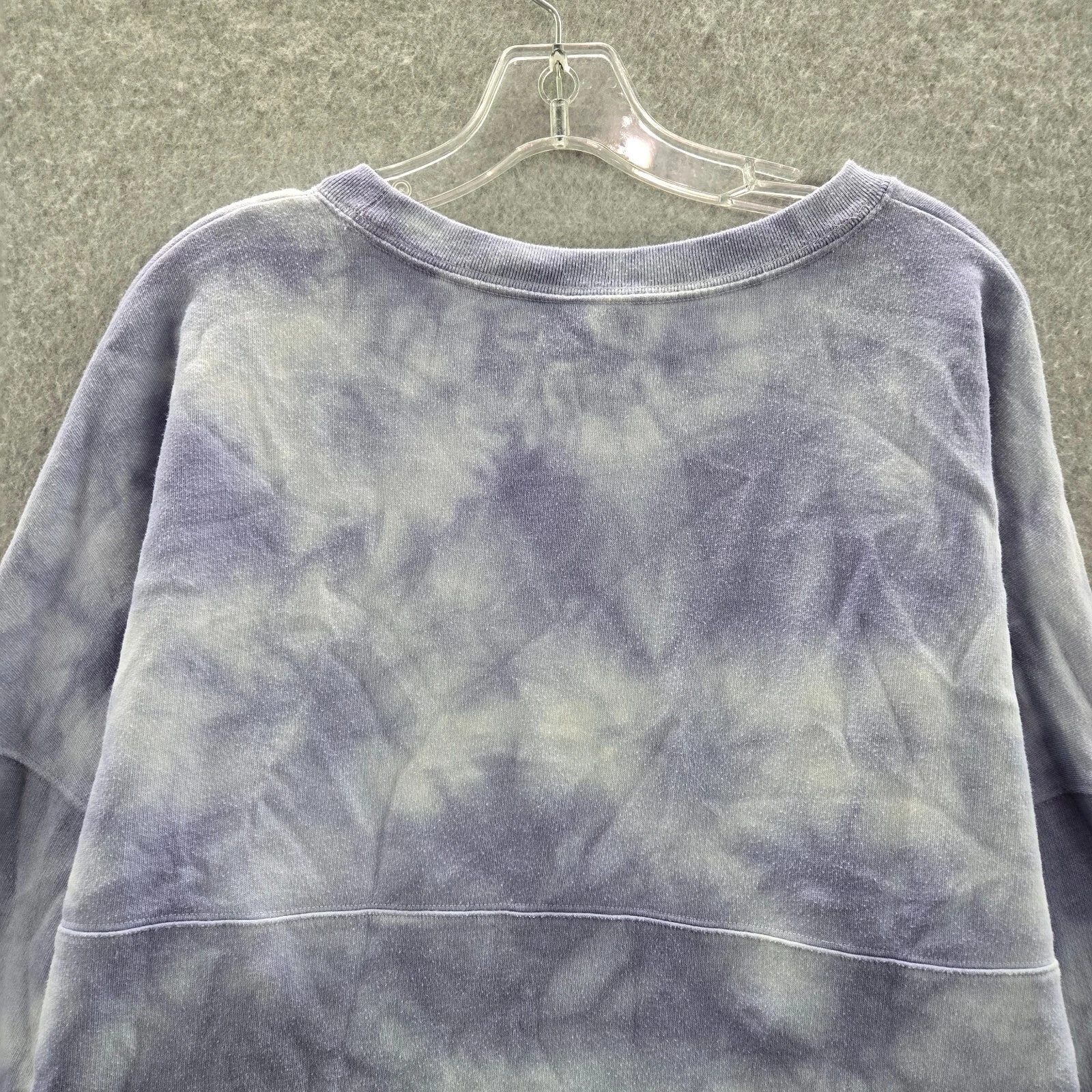 victoria-secret-vs tie dye varsity logo crew neck sweatshirt