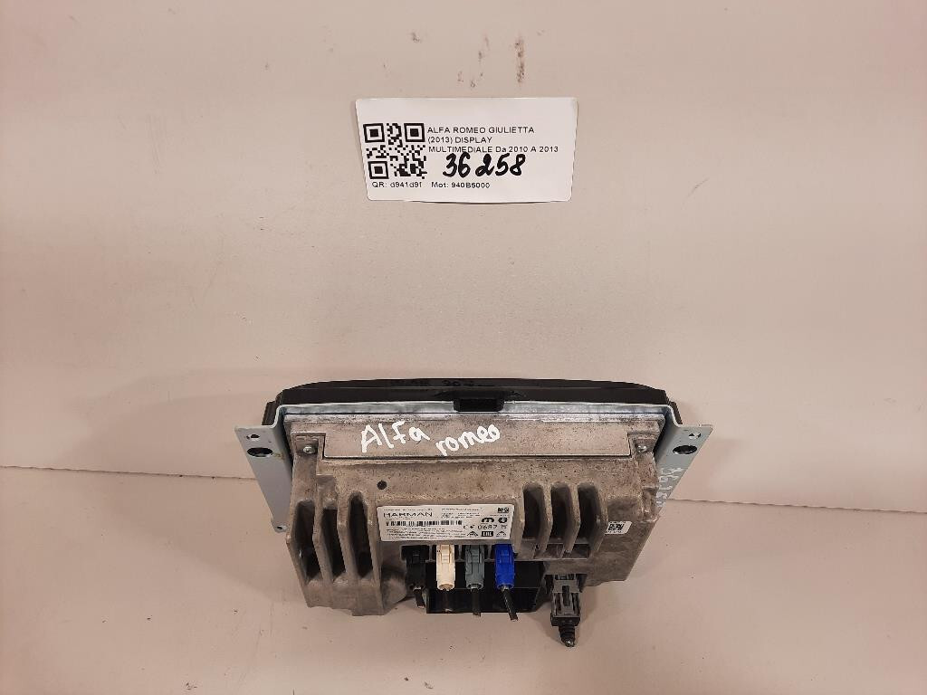 Display For Alfa Romeo Giulietta Series (940_) 6434C-BE2807