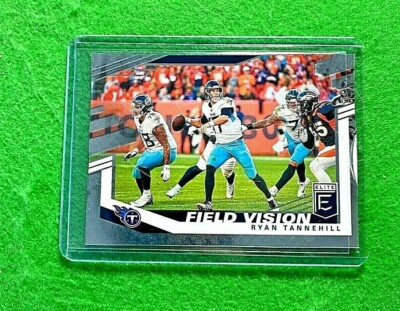 RYAN TANNEHILL FIELD VISION ELITE CARD SP #/349 TITANS 2020 PANINI DONURSS ELITE