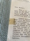 VINTAGE 1960 Gerber Baby Food “Letter to New Mom” from “Mrs Dan Gerber” — photo 5