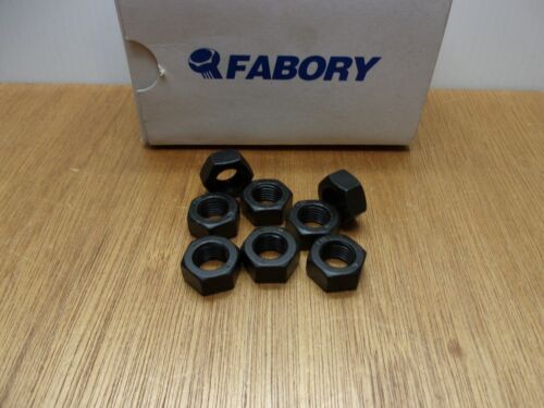 (Qty.8) Hex Nut M14-1.50 Class 8 Steel Black Oxide Fine Thread DIN 934