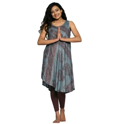 Kleid "Om" - leichtes Sommerkleid - ärmelloses Ethno Kleid aus feiner Baumwolle - Bild 1 von 4