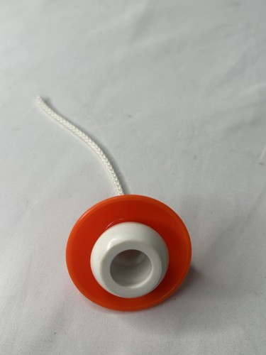 LITTLE TIKES VINTAGE BLUE ROOF DOLLHOUSE REPLACEMENT ORANGE HANGING LIGHT - Picture 2 of 3