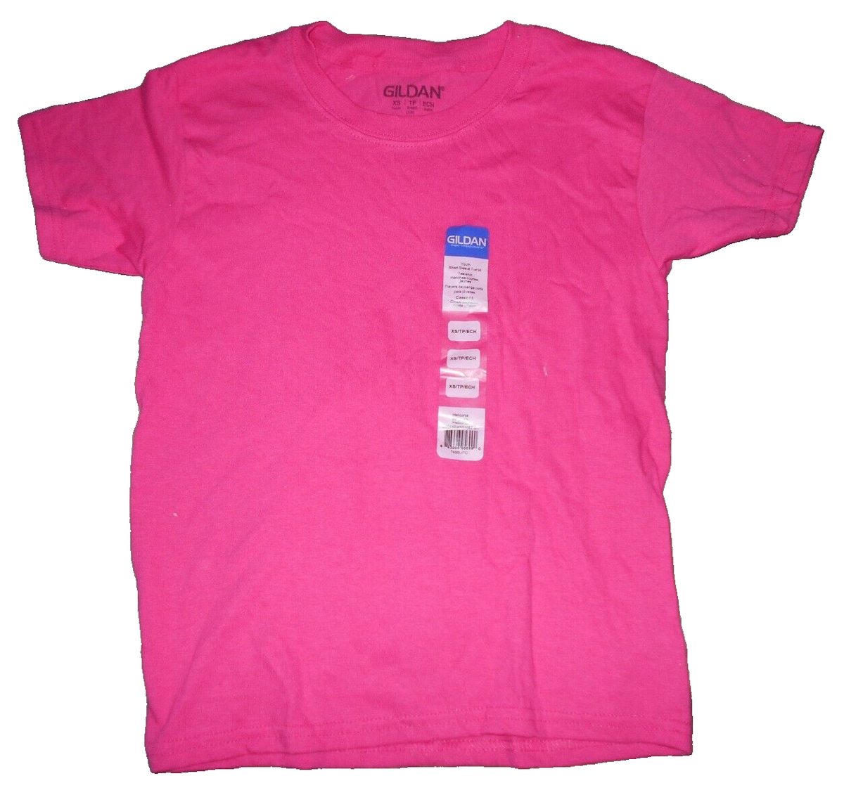 Gildan Girls Xs Pink Shirt
