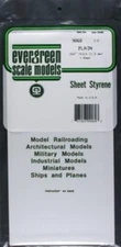 Evergreen Plastic Styrene Plain Sheet (.060 x 6 x 12) (1) - Model Railroad