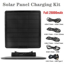 25000mAh Capacity Solar Power Panel Charging Kit Type-C IP66 for Trail Camera