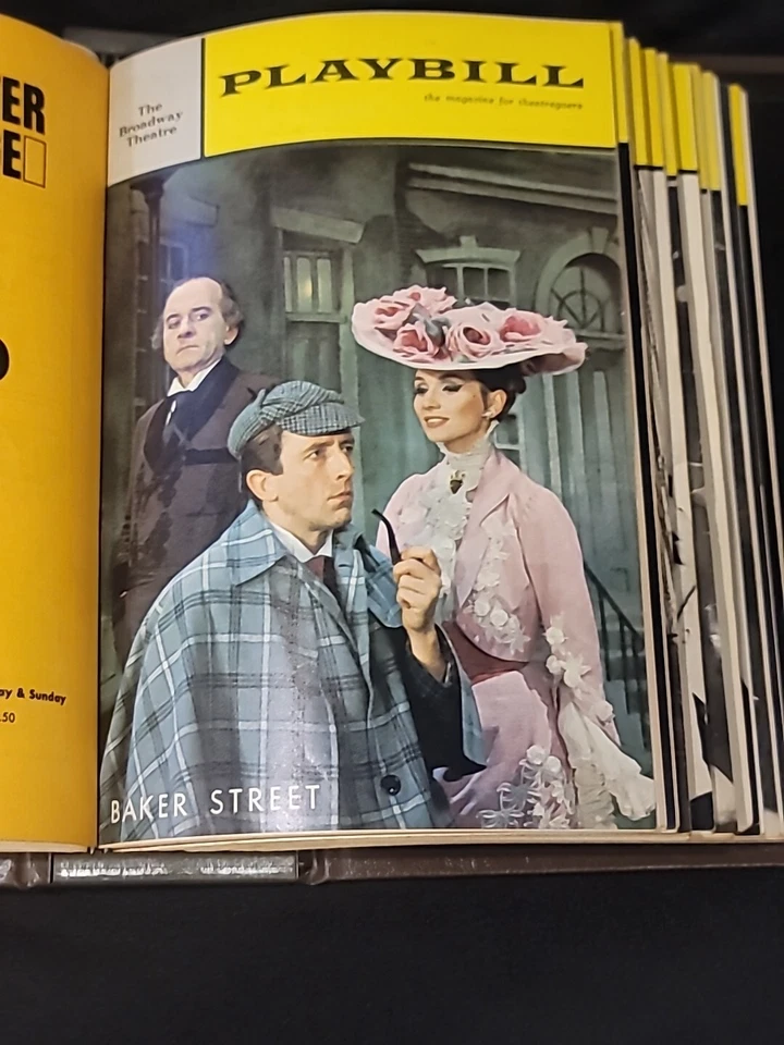 Play Bills Vtg Theater Playbill Collection in 3" Binder Plays 1960's Ads - Image 4 of 4