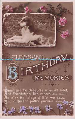 R732870 Pleasant Birthday Memories Hund E A Schwerdtfeger London
