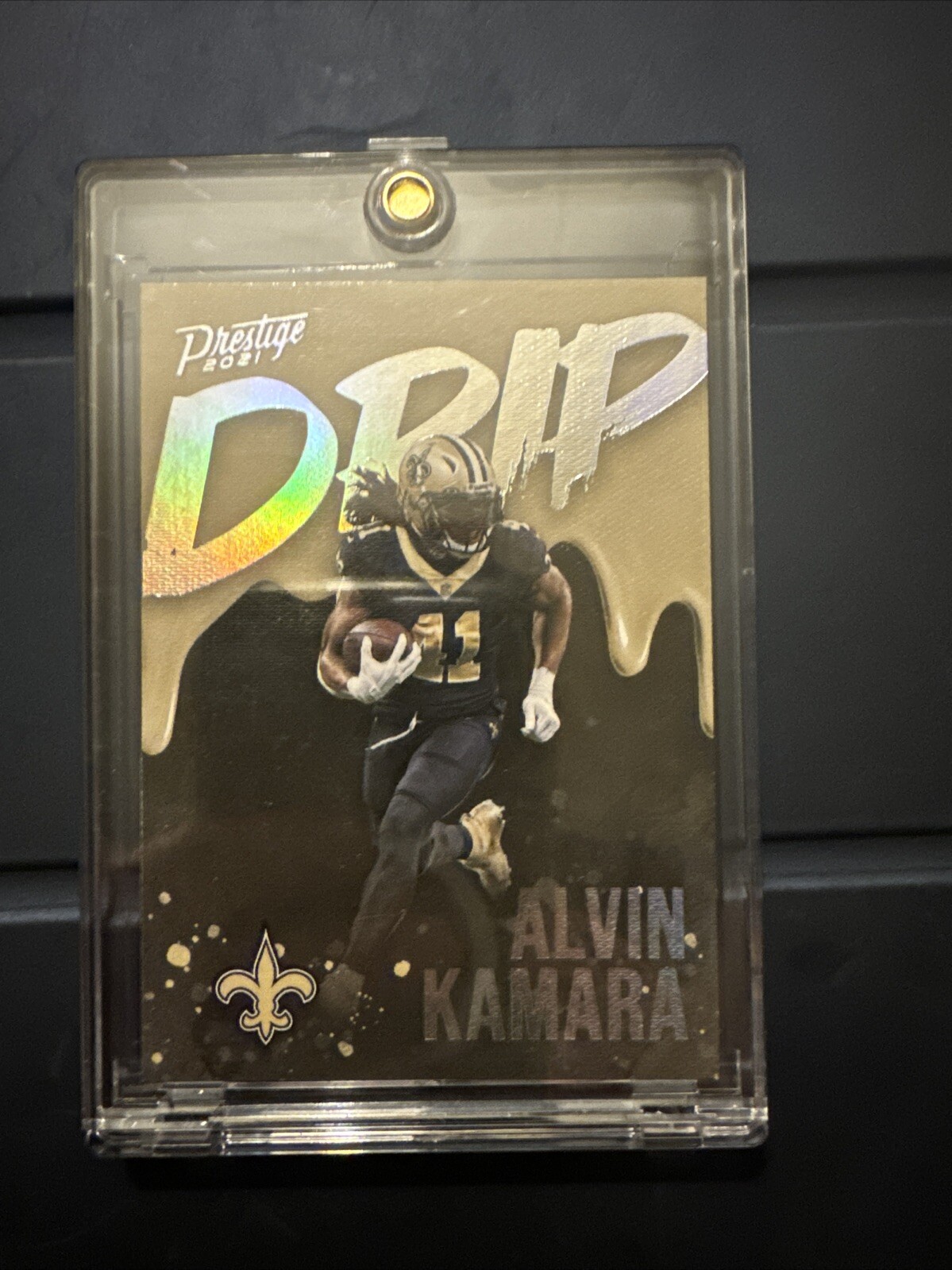 Alvin Kamara 2021 Panini Prestige Drip #ND-AK New Orleans Saints Sharp!