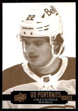 2021-22 Upper Deck UD Portraits Cole Caufield Montreal Canadiens #P-40