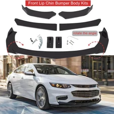 Glossy Black Front Bumper Lip /Splitter Spoiler For Chevrolet Malibu
