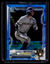 2021 Bowman Chrome Sapphire Edition Garrett Mitchell Prospects