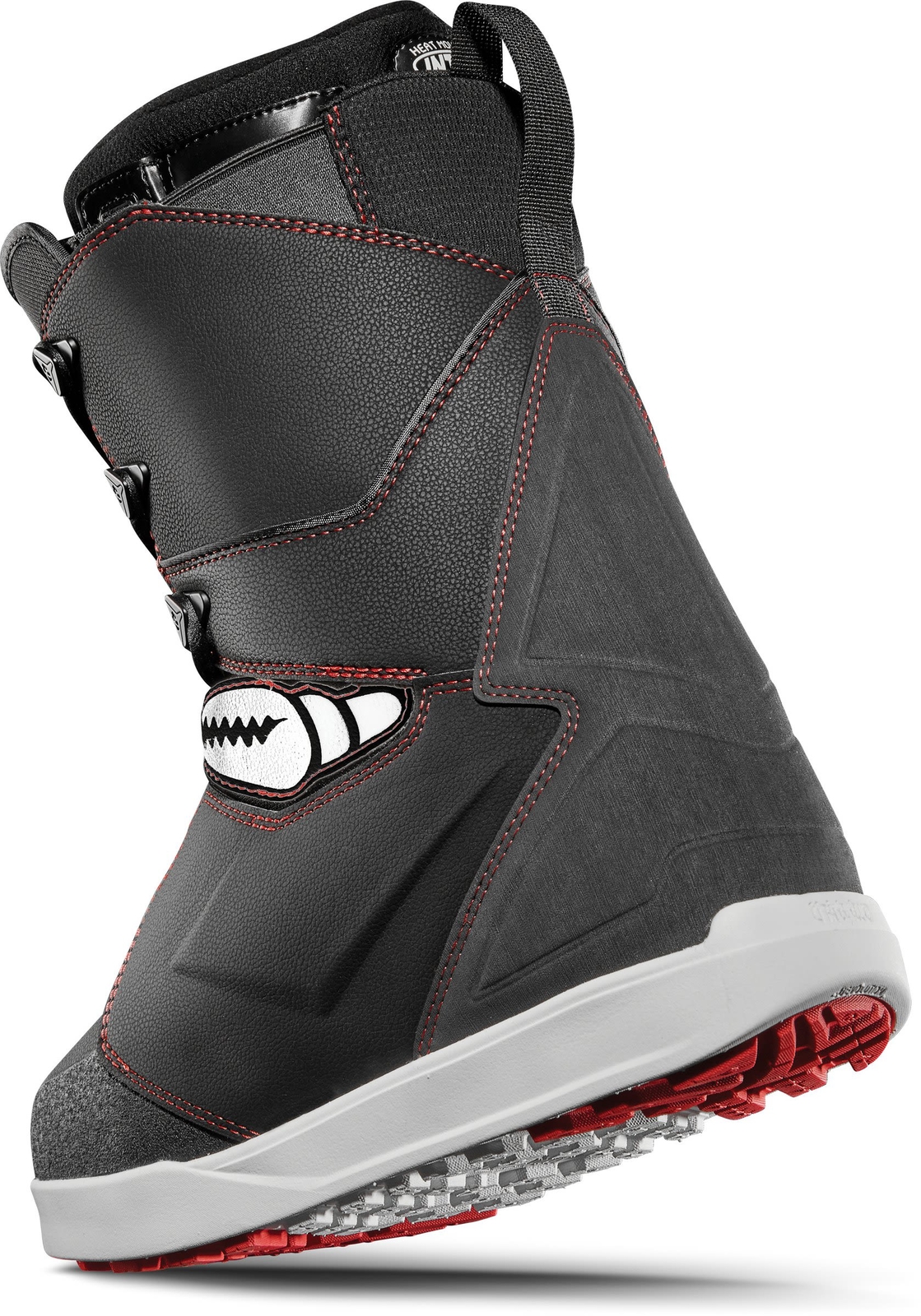 ThirtyTwo Lashed Crab Grab Men's Snowboard Boots, Black/White/Red, M11 MY25
