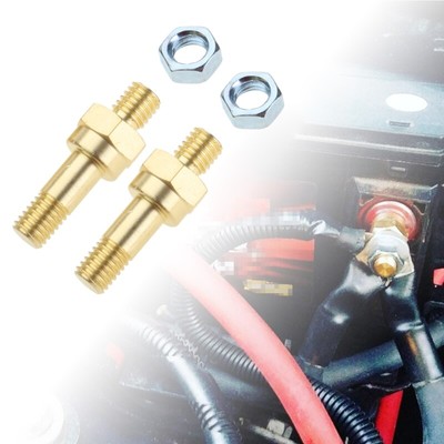 2PCS Standard Battery Side Post Extender Studs Battery Terminal Bolt for Post