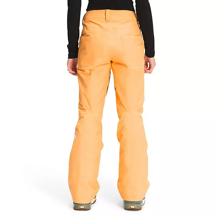 THE NORTH FACE Women s ABOUTADAY Snow Pants Chamois Orange Large NWT eBay