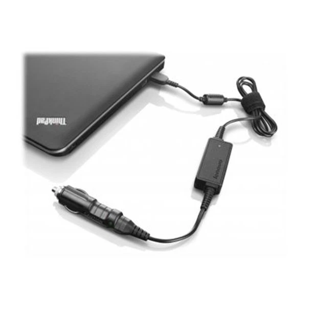 Cargador adaptador de viaje Lenovo 65W DC (punta delgada) para Thinkpad 0A36043 Foto 2 de 2