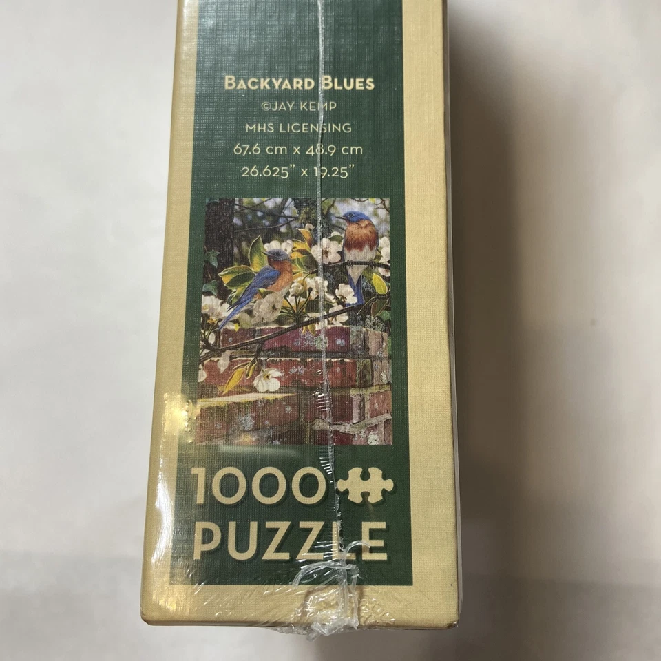 Cobble Hill 1000 шт. пазл - задний двор блюз (птицы) - новый - Изображение 3 из 4
