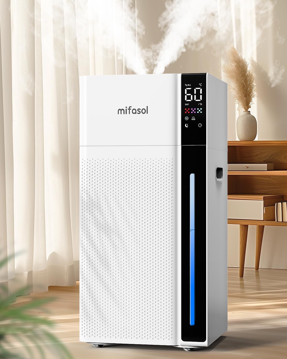 Large Room, 5.3gal/20l Warm And Cool Mist Humidifiers For Ho