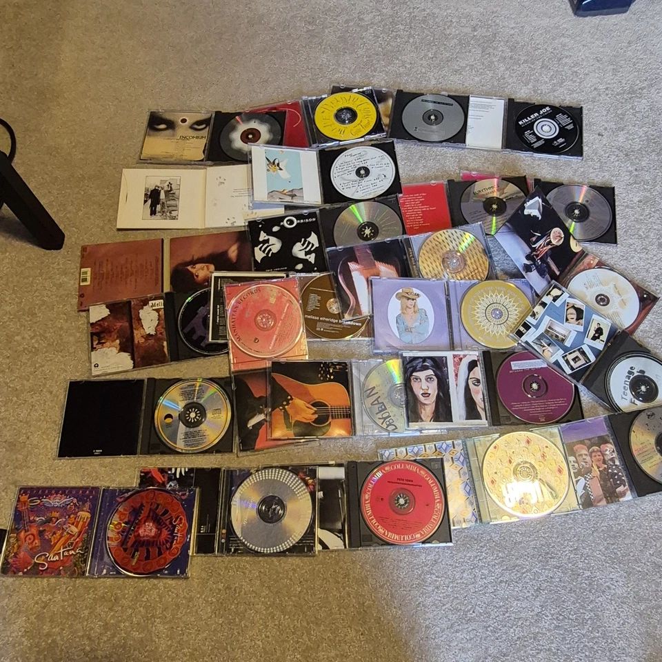 LOT OF 25 Mixed Lot CDs ROCK POP Santana, Eagles, Dylan, Patti Smith, Styx, Cher Foto 2 de 4