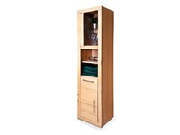 Badezimmerschrank Badschrank Hochschrank FüRs Bad Ozeana I Buche Teilmassiv