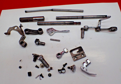 Vintage 194 SINGER 221 Featherweight Sewing Machine Front Parts Lot