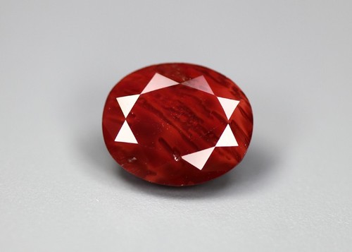 4.58 CTS_GLITTERING VERY RARE STONE_100 % NATURAL UNHEATED RED ANDESINE_SUNSTONE