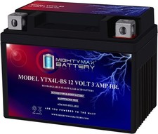 Maintenance Free AGM Motorcycle Battery