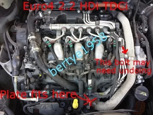 EGR Repair Plate 2.2L Freelander 2 Evoque TD4 TD4e SD4 eD4 Discovery SD4 - Image 2 of 3