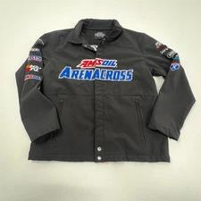 Rare AMSOIL Arenacross Ricky Carmichael Jacket Mens Motocross Sponsor Patch Md
