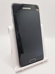 Samsung Galaxy A3 2016 schwarz gesprungen defekt für Ersatzteile & Reparaturen #B