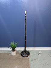 Vintage Mahogany Marble Standard Lamp Floor Lamp Mid-century Rare Boho