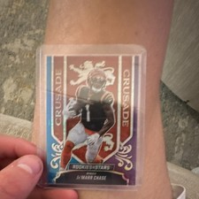 Panini 2023 Rookies & Stars Crusade Ja'Marr Chase Prizm /75 Football Card