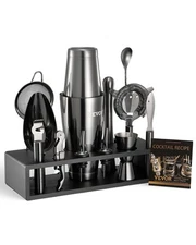 VEVOR Cocktail Shaker Set 13 Pcs Bartender Kit Stainless Steel Bar Tool Set