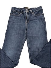 Levis 314 Shaping Straight Jeans Size 30x28 Medium Wash Midrise stretch Denim