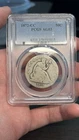 1872 CC AG03 Seated Liberty Half Dollar Graded By PCGS
