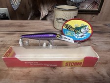 Vintage Storm Pre Rapala BR-1 Little Mac Shark 🦈 Striper Musky Fishing Lure