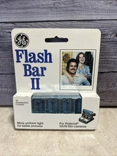 GE Flash Bar II Flash Bulbs for Polaroid 10 Flashes SX-70 Factory Sealed