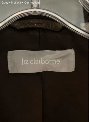 LIZ CLAIBORNE Jacket Size S Women Regular Brown Basic Jacket - Picture 5 of 7
