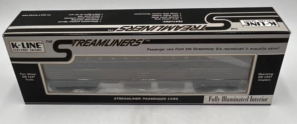 K-Line K4580-7458 O-Gauge Pennsylvania Fleet of Modernism PRR Baggage Car NIB - Image 2 of 4