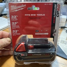 Milwaukee M18 REDLITHIUM 18V Lithium-Ion Battery - Black 48-11-1820 