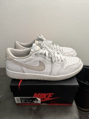 Mens Nike Air Jordan 1 Low Neutral Grey Size 10