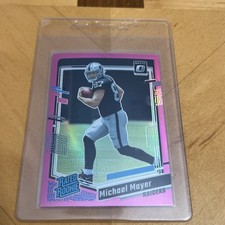 2023 Panini Donruss Optic - Rated Rookie Michael Mayer #260 Pink Prizm (RC)