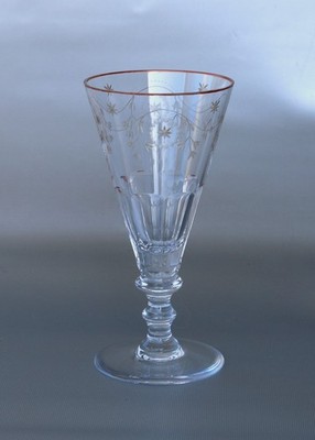 William Yeoward Crystal, Kristall Weinglas, Hasenkelch, Bunny Goblet, ~ Vintage