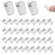 50 Pcs Clear Tapestry Wall Hanging Clips Self Adhesive for Hanging...