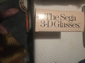 SEGA 3D glasses for Master system console w/3D Adapter All CIB Mint Condition 